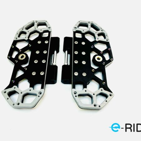 e-RIDES honeycomb pedals wolverine electric unicycle heel and toe grey